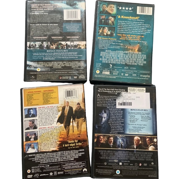 Four Movies -United 93,Crash, Narc and The prestige. Thriller/Suspense DVD’s - Picture 4 of 4